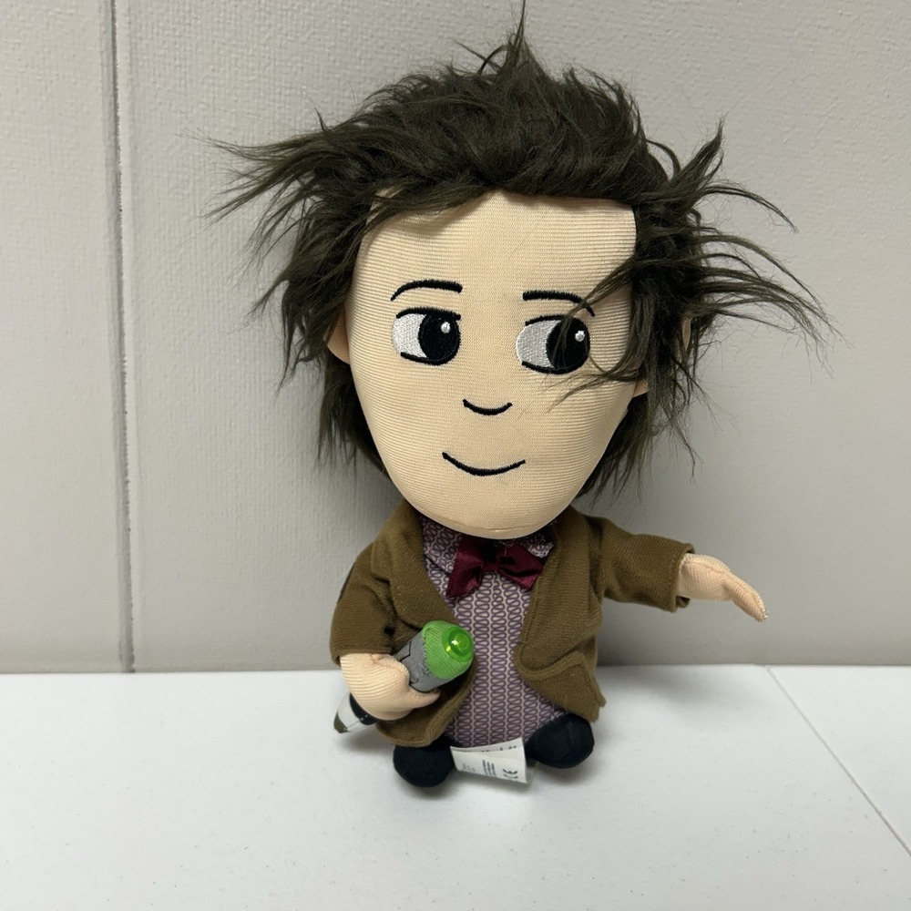 DOCTOR WHO Talking Soft Toy BBC Screwdriver Lights Sounds Electronic 2012 Plush